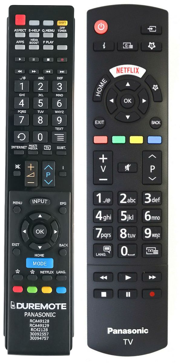PANASONIC RC42128, 30100898 - távirányító duplikátum