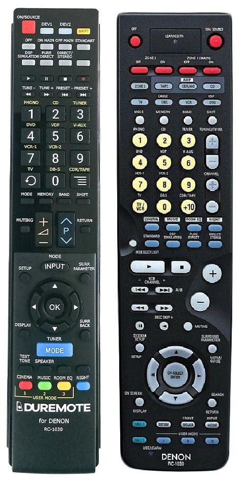 DENON RC-1030 - távirányító duplikátum
