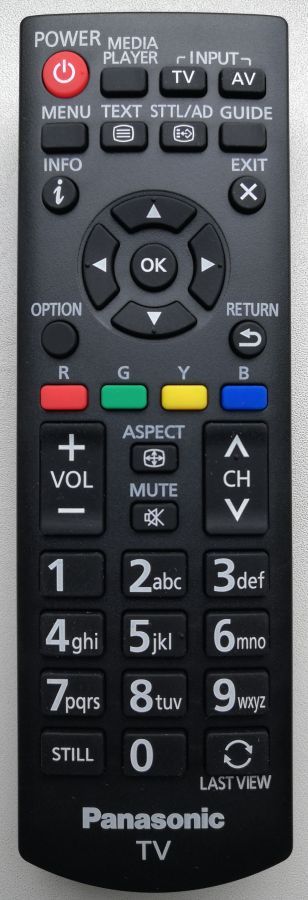 PANASONIC N2QAYB000818 - eredeti gyári távirányító