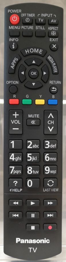 PANASONIC N2QAYB000834 - eredeti gyári távirányító