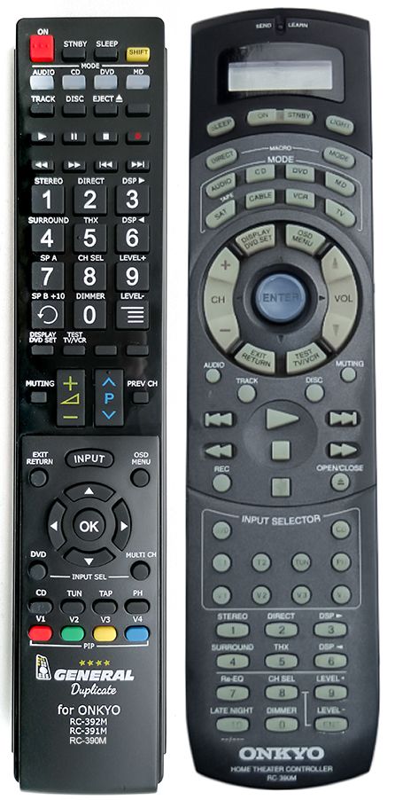 ONKYO RC-390M - távirányító duplikátum