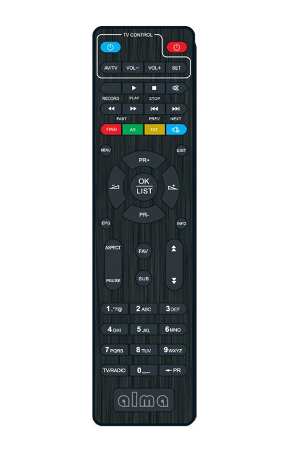 ALMA 2861 - eredeti gyári távirányító