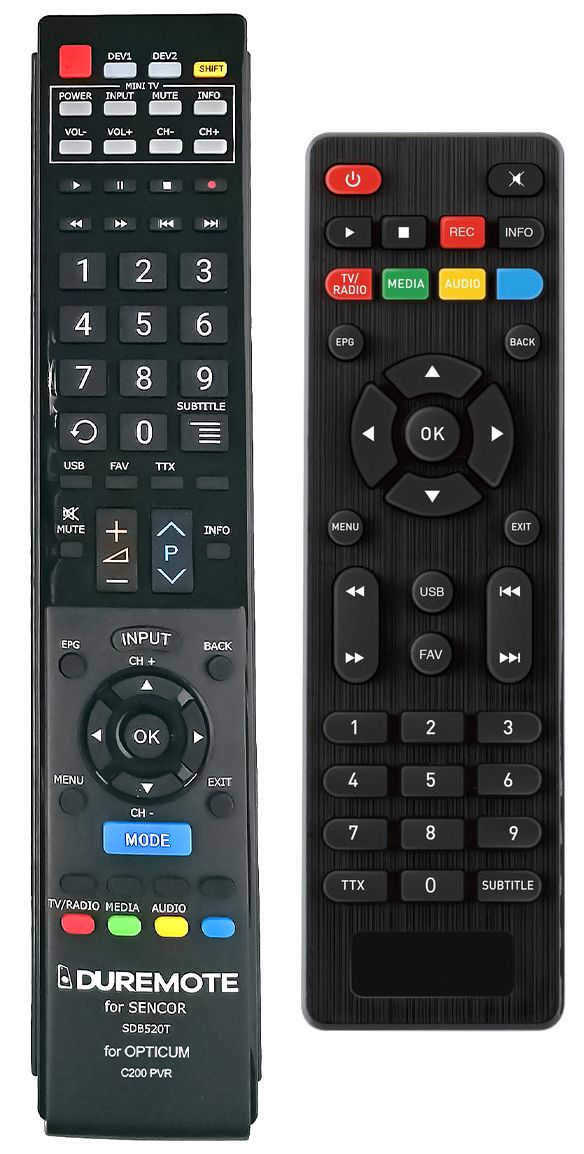 OPTICUM C200 PVR - távirányító duplikátum