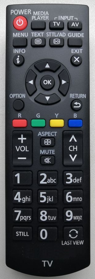 PANASONIC N2QAYB000818 - helyettesítő távirányító