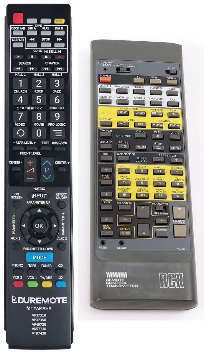 YAMAHA VP37350 - távirányító duplikátum