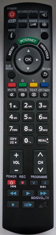 PANASONIC N2QAYB000659 - helyettesítő távirányító