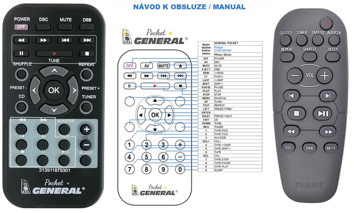 PHILIPS 313911879301 -   


távirányító
 duplikátum