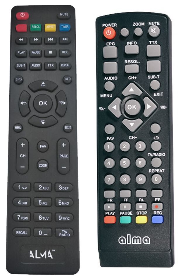 ALMA 2800 HEVC - eredeti gyári távirányító