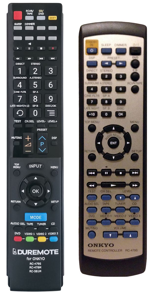 ONKYO RC-479S, RC-581M - távirányító duplikátum
