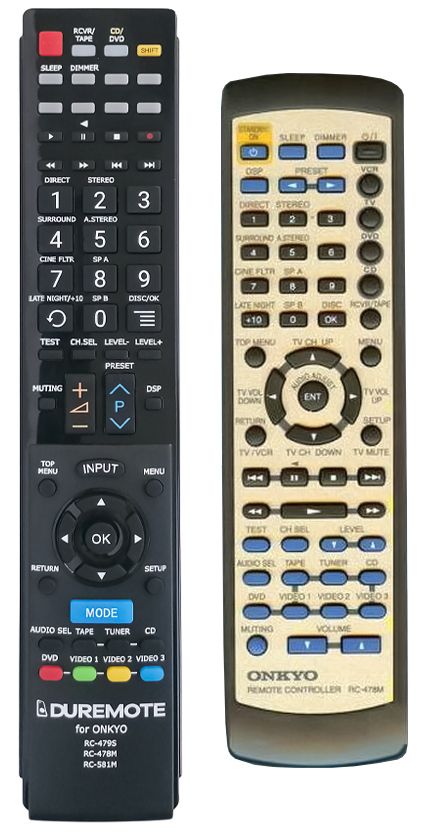 ONKYO RC-478M - távirányító duplikátum