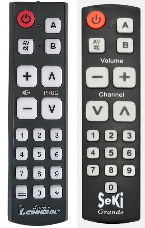 SEKI GRANDE black (GENERAL ZOOMY) - remote control, replacement