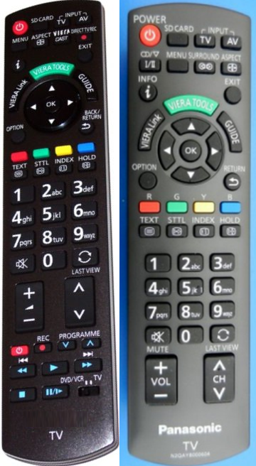 PANASONIC N2QAYB000604 - helyettesítő távirányító