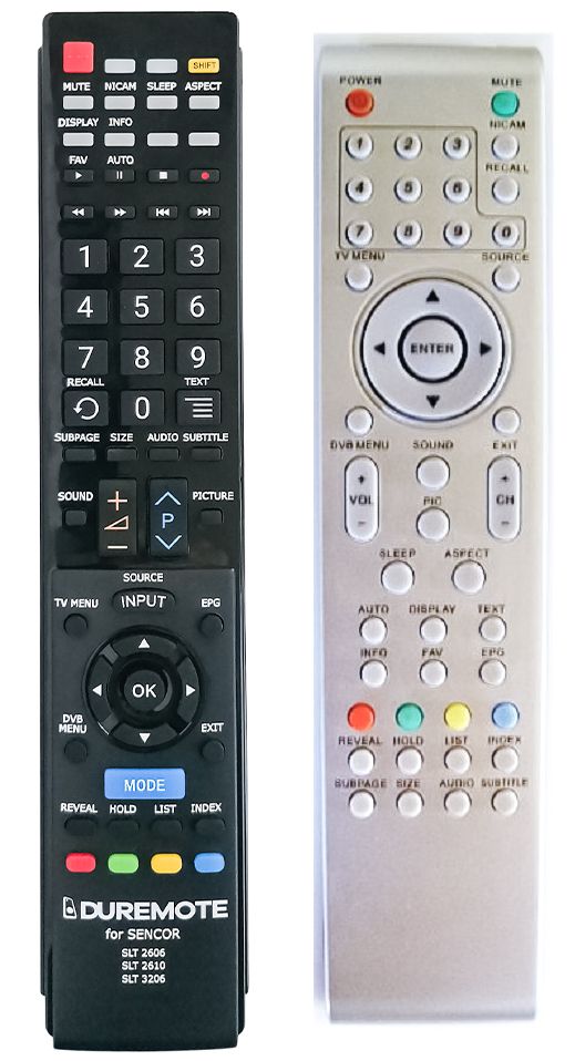 SENCOR SLT2606, SLT2610, SLT3206 - távirányító duplikátum
