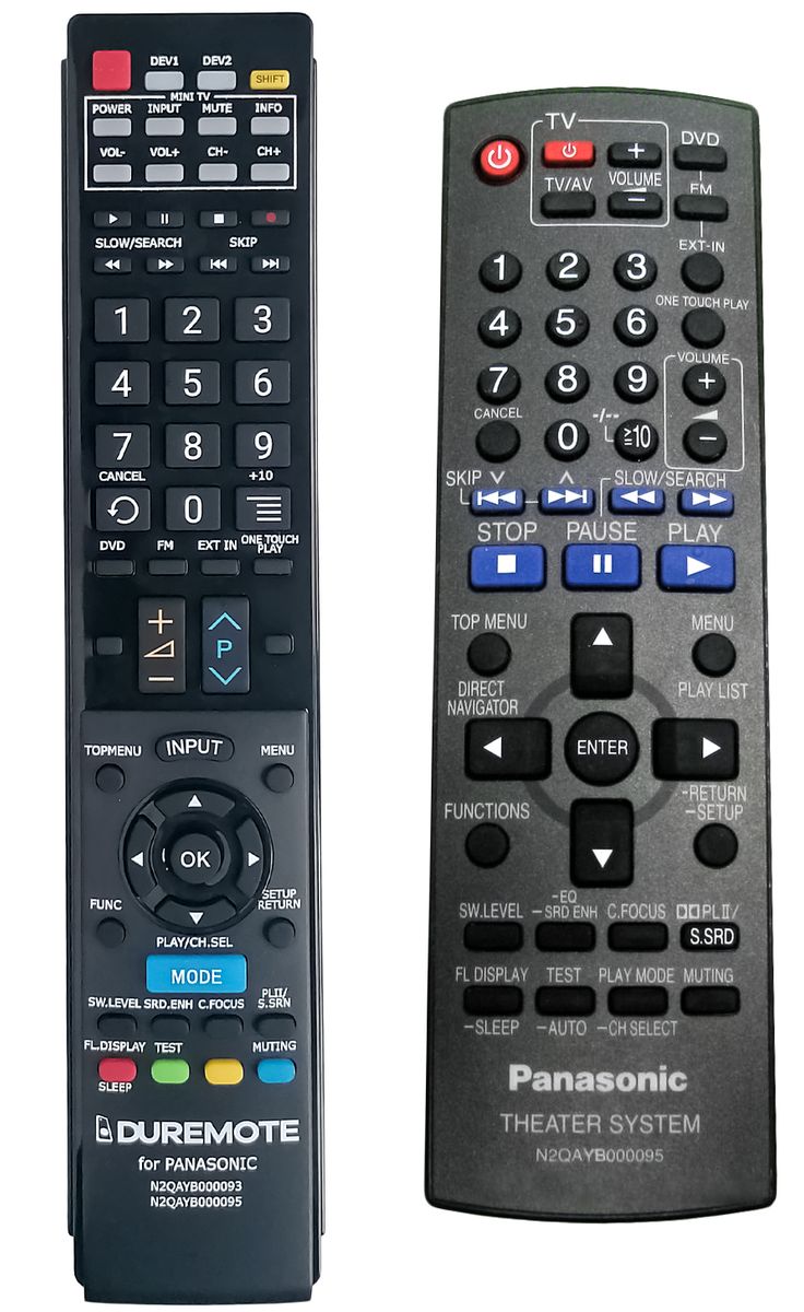 PANASONIC N2QAYB000095 - távirányító duplikátum
