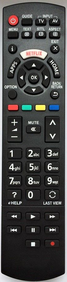 PANASONIC N2QAYB001111 - helyettesítő távirányító