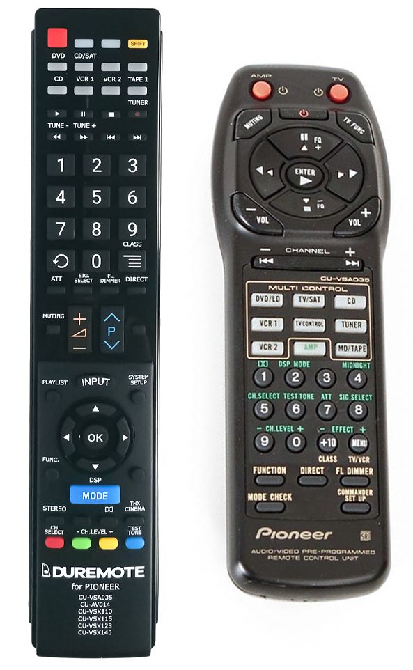PIONEER CU-VSA035 - távirányító duplikátum