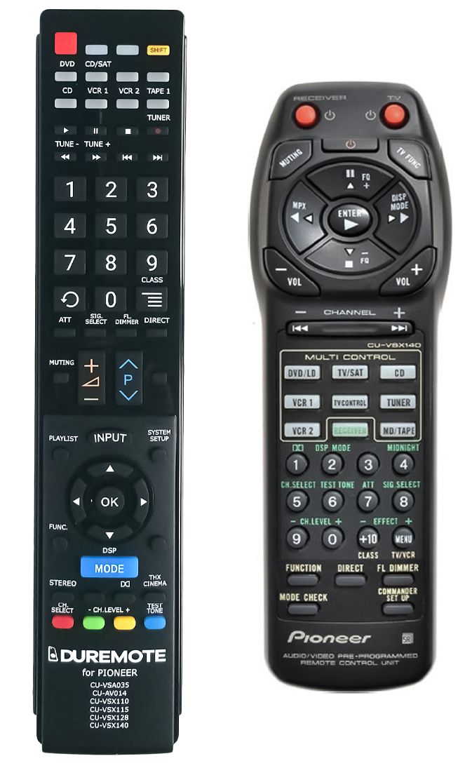PIONEER CU-VSX140 - távirányító duplikátum
