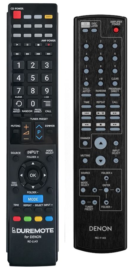 DENON RC-1143 - távirányító duplikátum