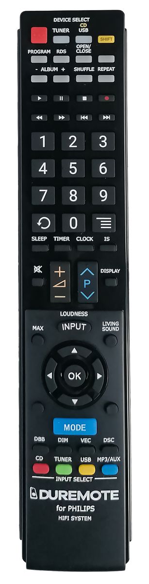 PHILIPS Hifi System - távirányító duplikátum
