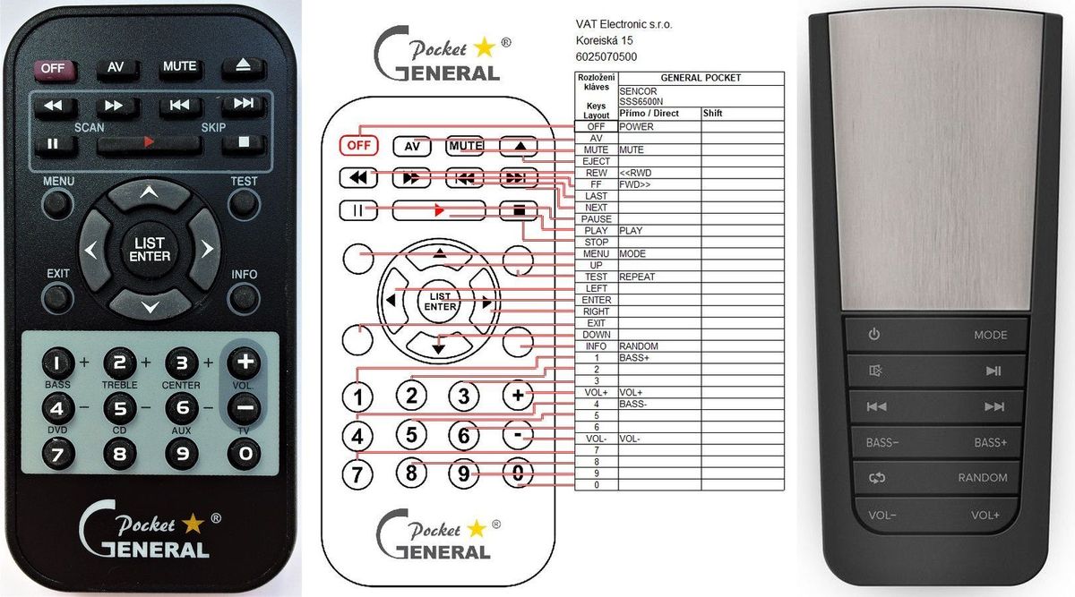 KITSOUND  EVOKE 2.1  -   


kompatibilis General márkájú távirányító