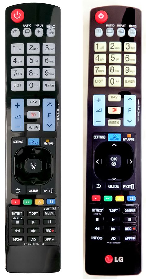LG AKB73615397 - helyettesítő távirányító