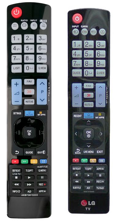 LG AKB73756565 - helyettesítő távirányító