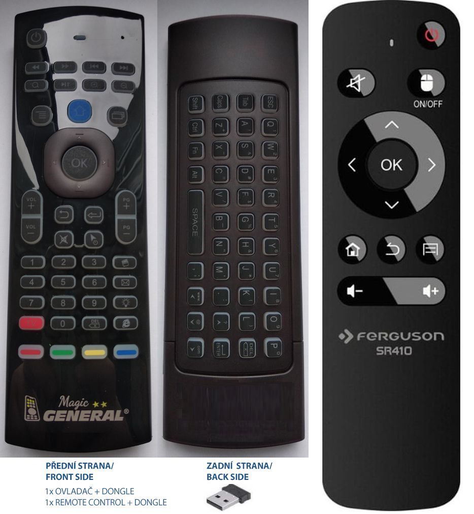 FERGUSON SR410 AIR MOUSE - mágikus   


kompatibilis General márkájú távirányító