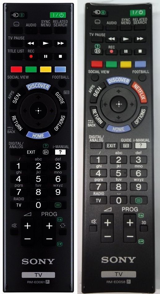 SONY RM-ED058 - eredeti gyári távirányító