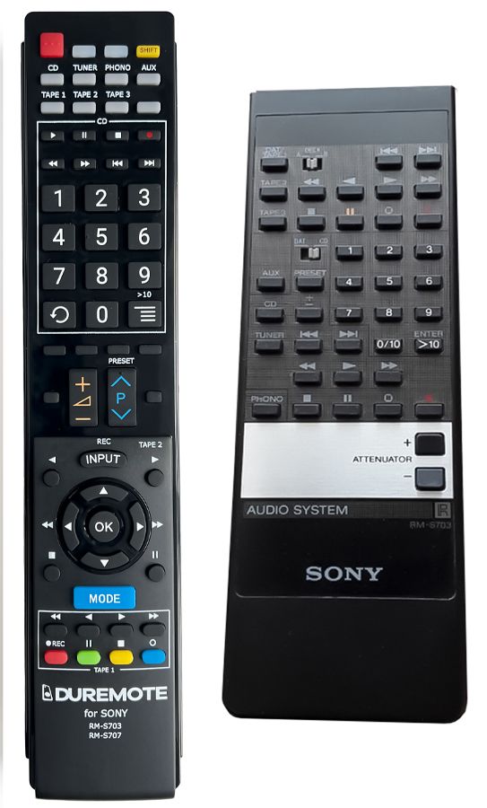 SONY RM-S703 - távirányító duplikátum