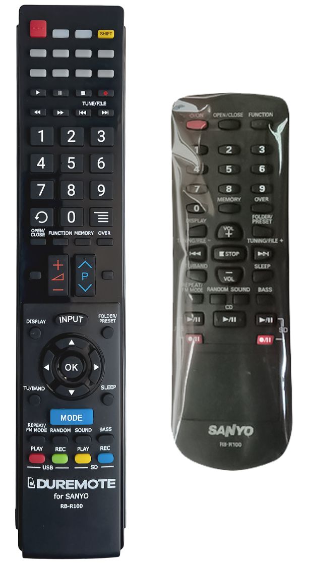 SANYO RB-R100 - távirányító duplikátum