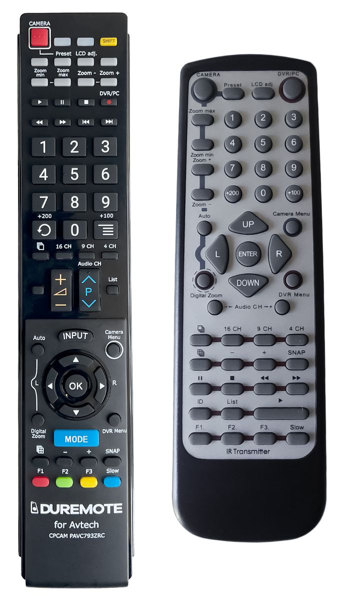 AVTECH CPCAM PAVC793ZRC - távirányító duplikátum