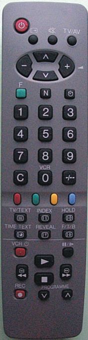 PANASONIC EUR511300 - helyettesítő távirányító
