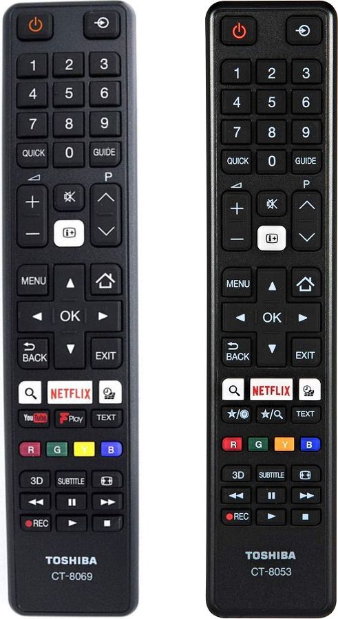 TOSHIBA CT-8053, RC48121, RC48122 - eredeti gyári távirányító