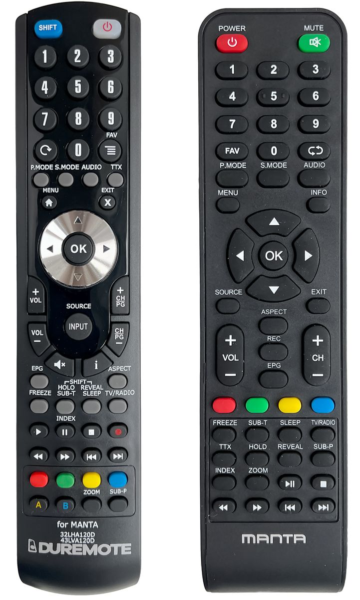 MANTA 19LHN120D, 32LHN120D, 32LHA120D, 19LHN123D  - távirányító duplikátum