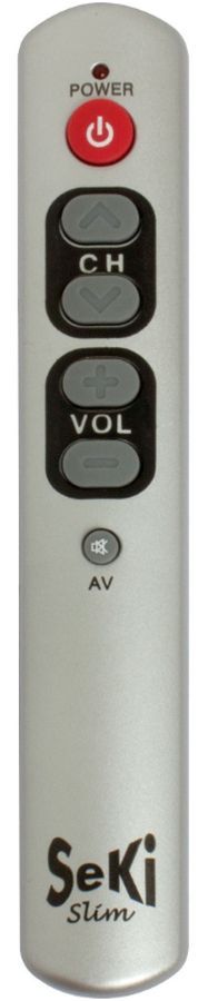 SEKI SLIM silver - learning remote control