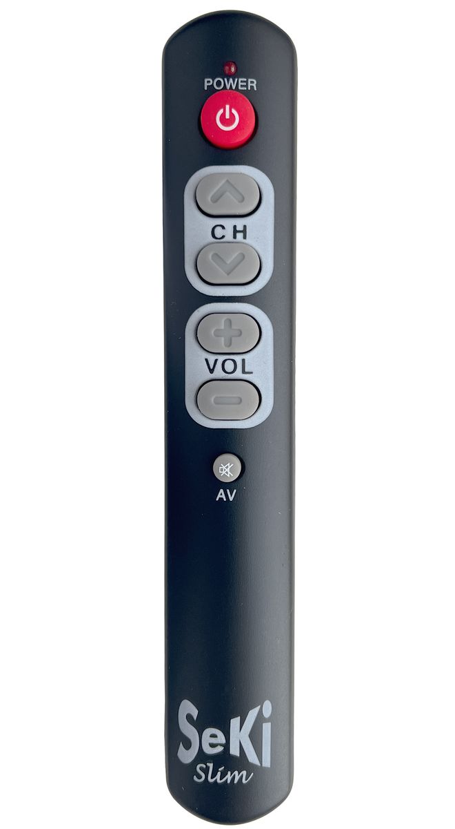 SEKI SLIM black - learning remote control