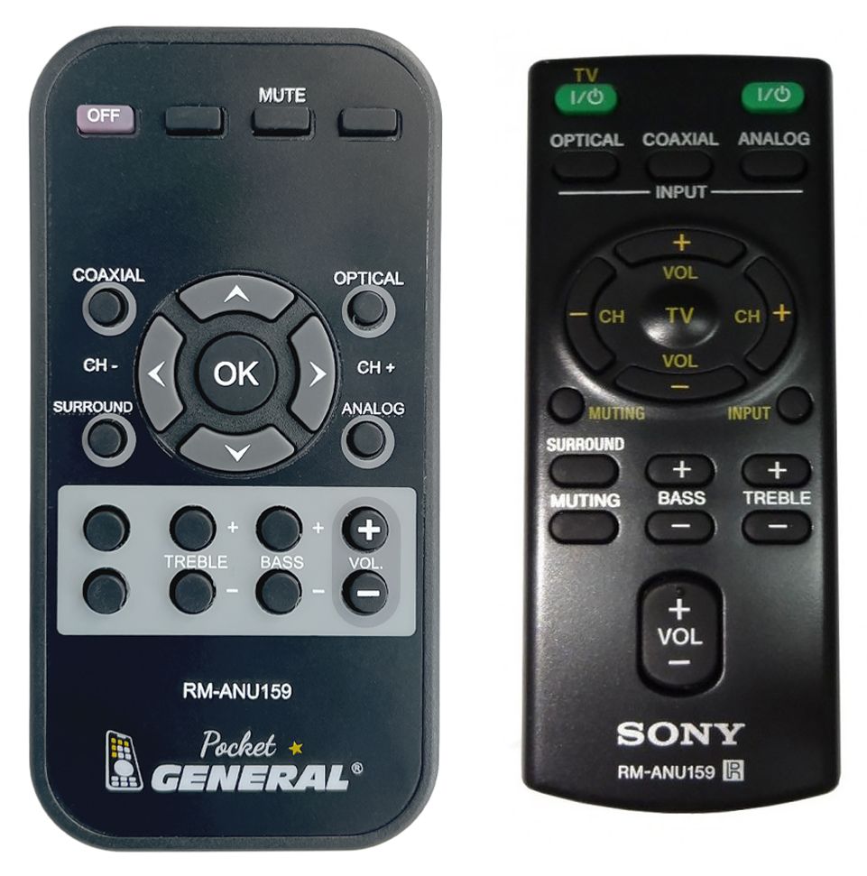 SONY RM-ANU159, RM-ANU160, HT-CT60,  SA-CT60, SS-WCT60 -   


távirányító
 duplikátum