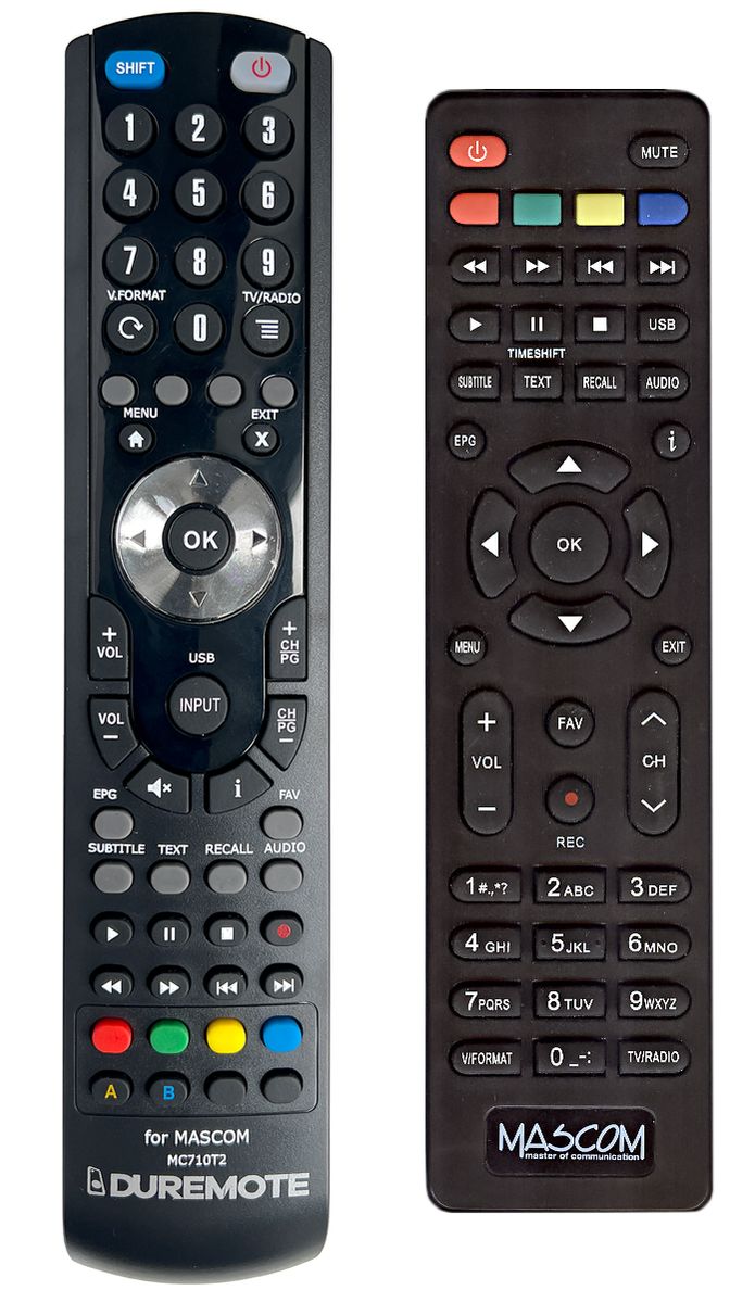 MASCOM MC710T2, MC721T2 PLUS - távirányító duplikátum