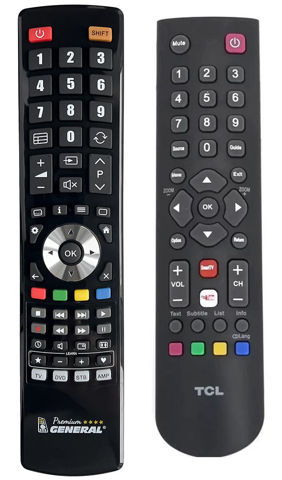 TCL RC200 -   


kompatibilis General márkájú távirányító