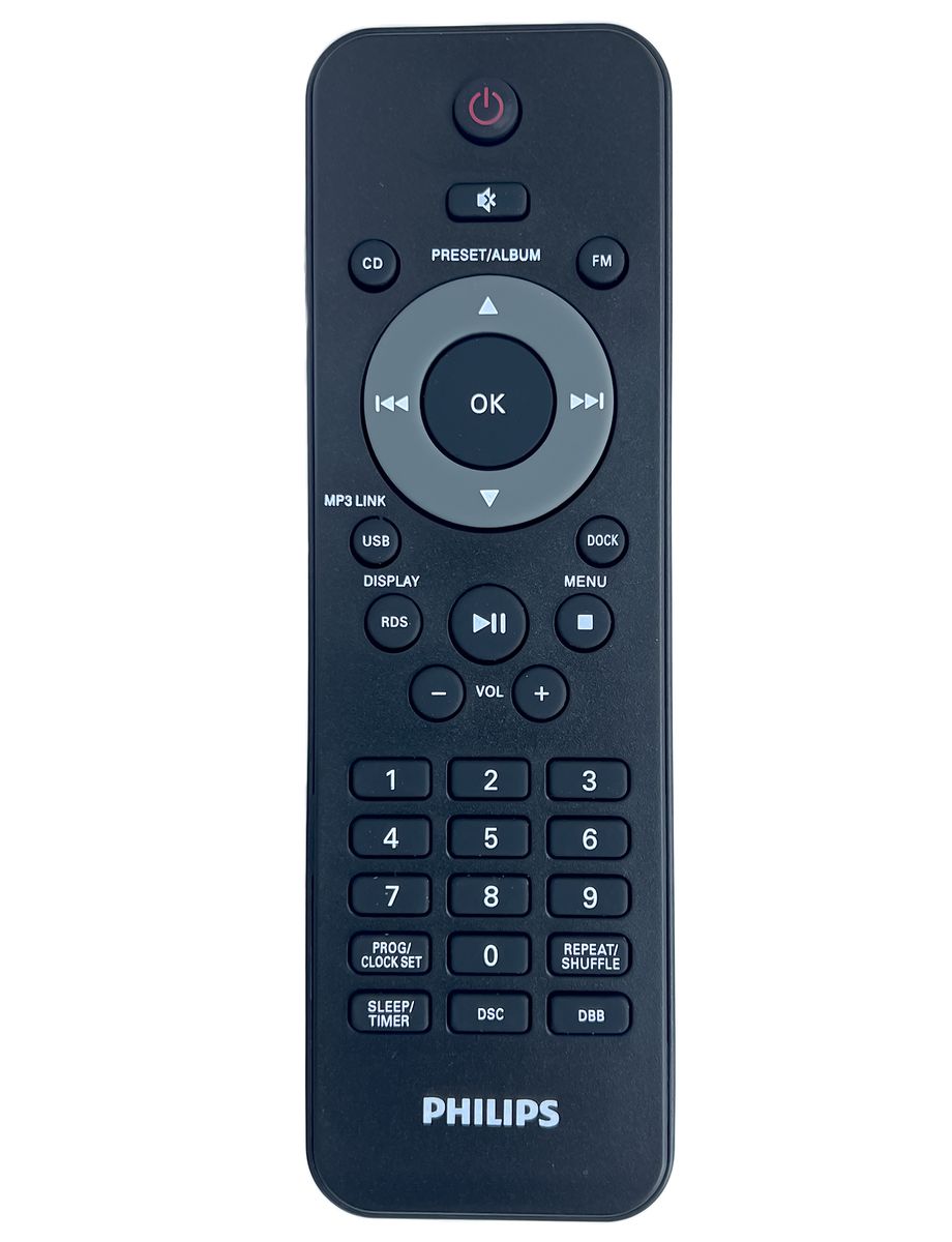 PHILIPS MCD139B/12, MCM2050, MCM233, PET741D/12, PET742/12 - helyettesítő távirányító