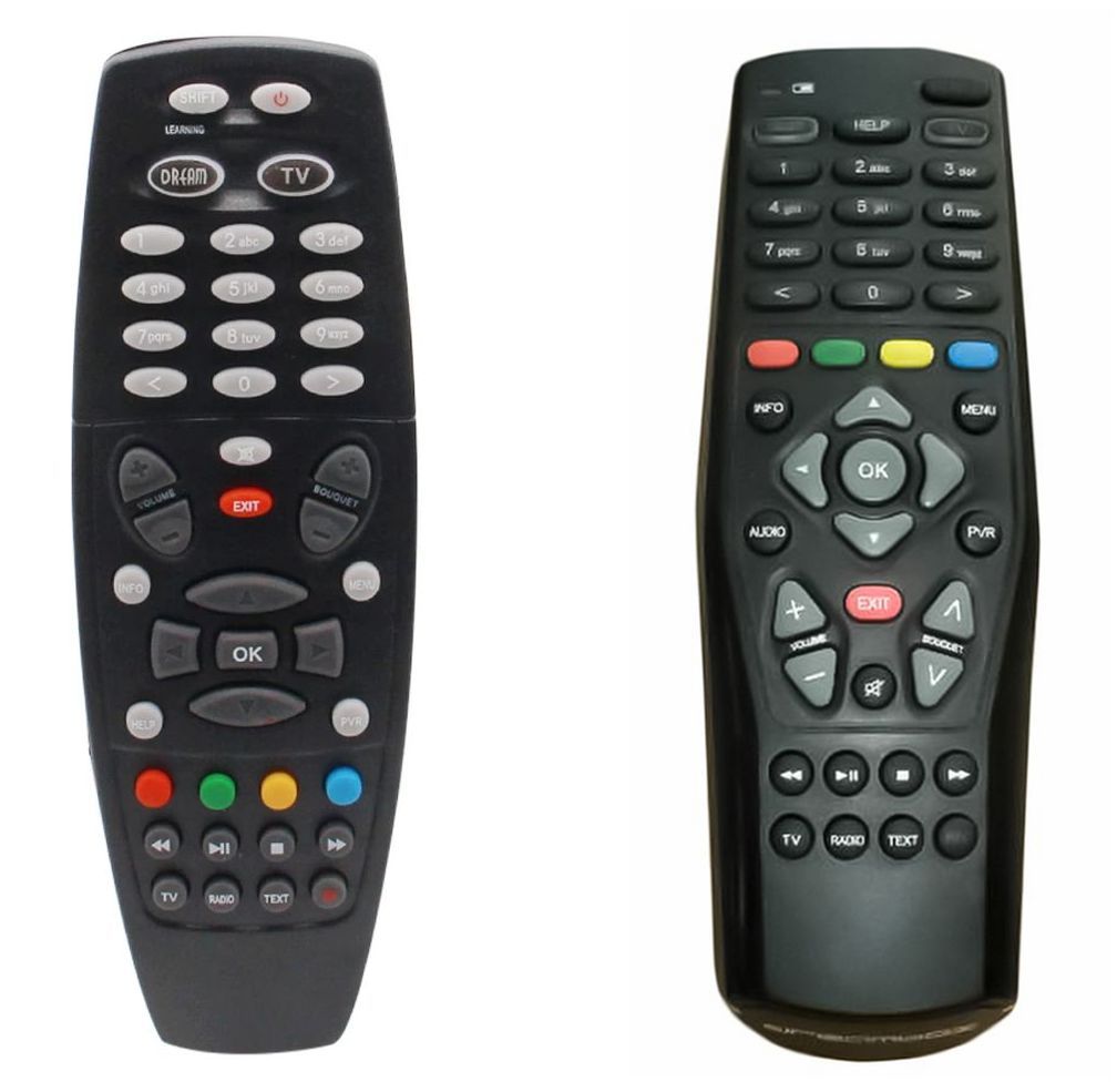 DREAMBOX RC10, DM7020 HD, DM8000,  DM800se, DM820, DM500 HD, UHD/ONE/TWO - helyettesítő távirányító