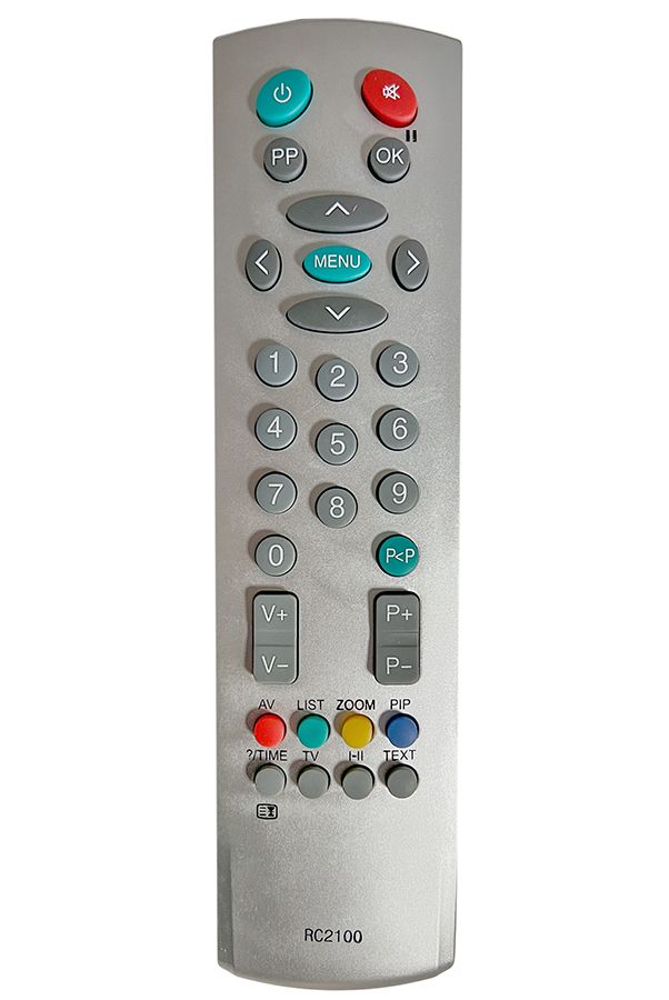 QUADRO RC2100, CTV-72F11 TXT, CTV32TXT, CTV72 F10TXT, CTV72F11TXT, CTV72F20TXT, CTV80WF20TXT, TV72F10TXT - helyettesítő távirányító