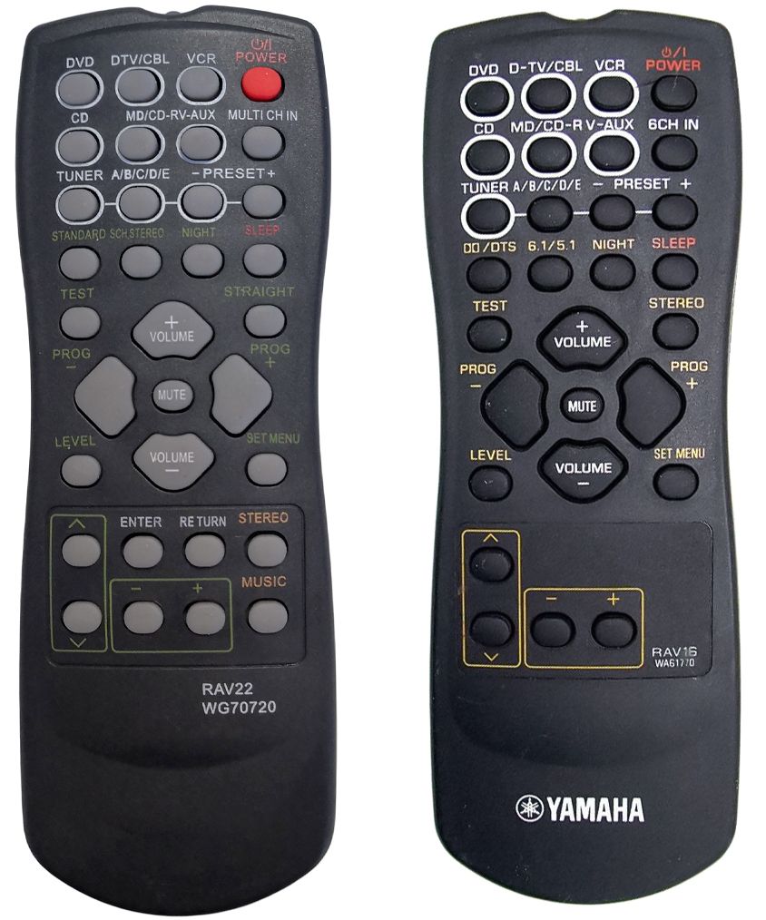 YAMAHA RAV16, WA61770 - helyettesítő távirányító