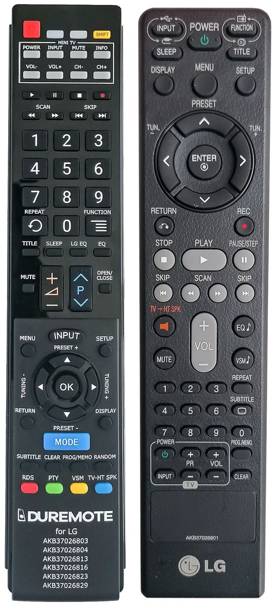 LG AKB37026801 - távirányító duplikátum