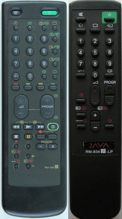SONY RM-834 - helyettesítő távirányító