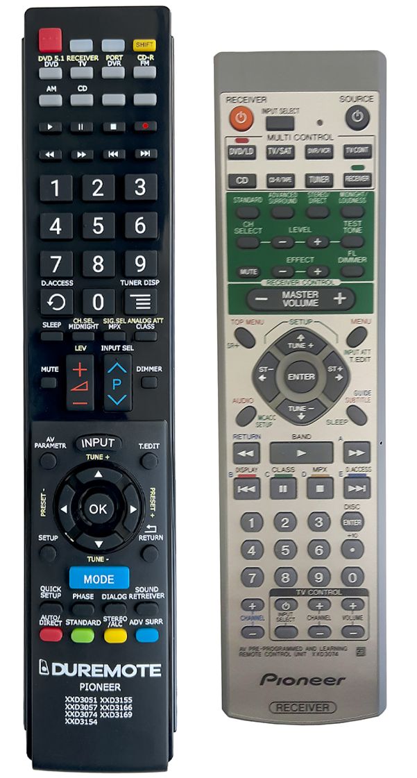PIONEER XXD3074 - távirányító duplikátum