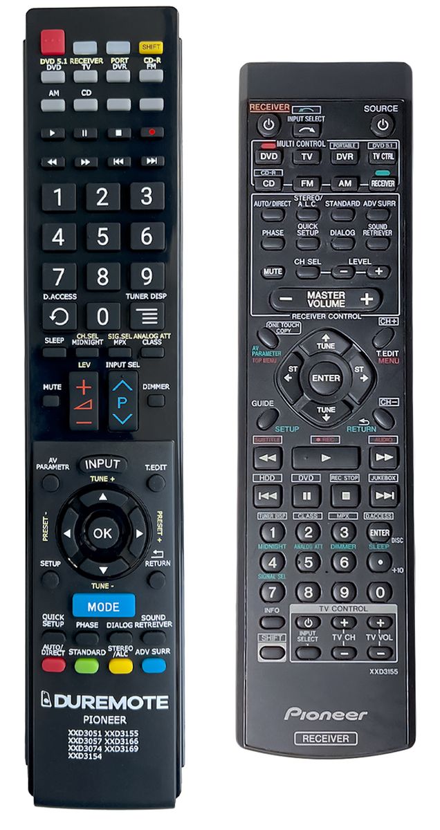 PIONEER XXD3155 - távirányító duplikátum