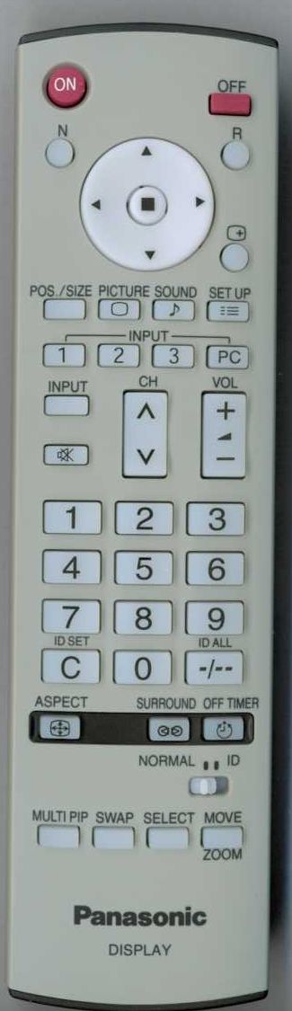 PANASONIC EUR7636090, EUR7636090R - eredeti gyári távirányító