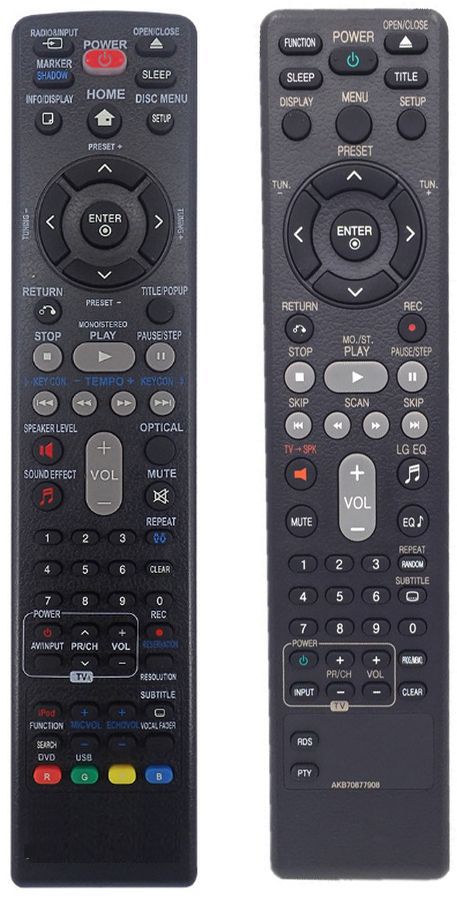 LG AKB70877908 - helyettesítő távirányító