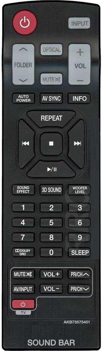 LG AKB73575422 - helyettesítő távirányító